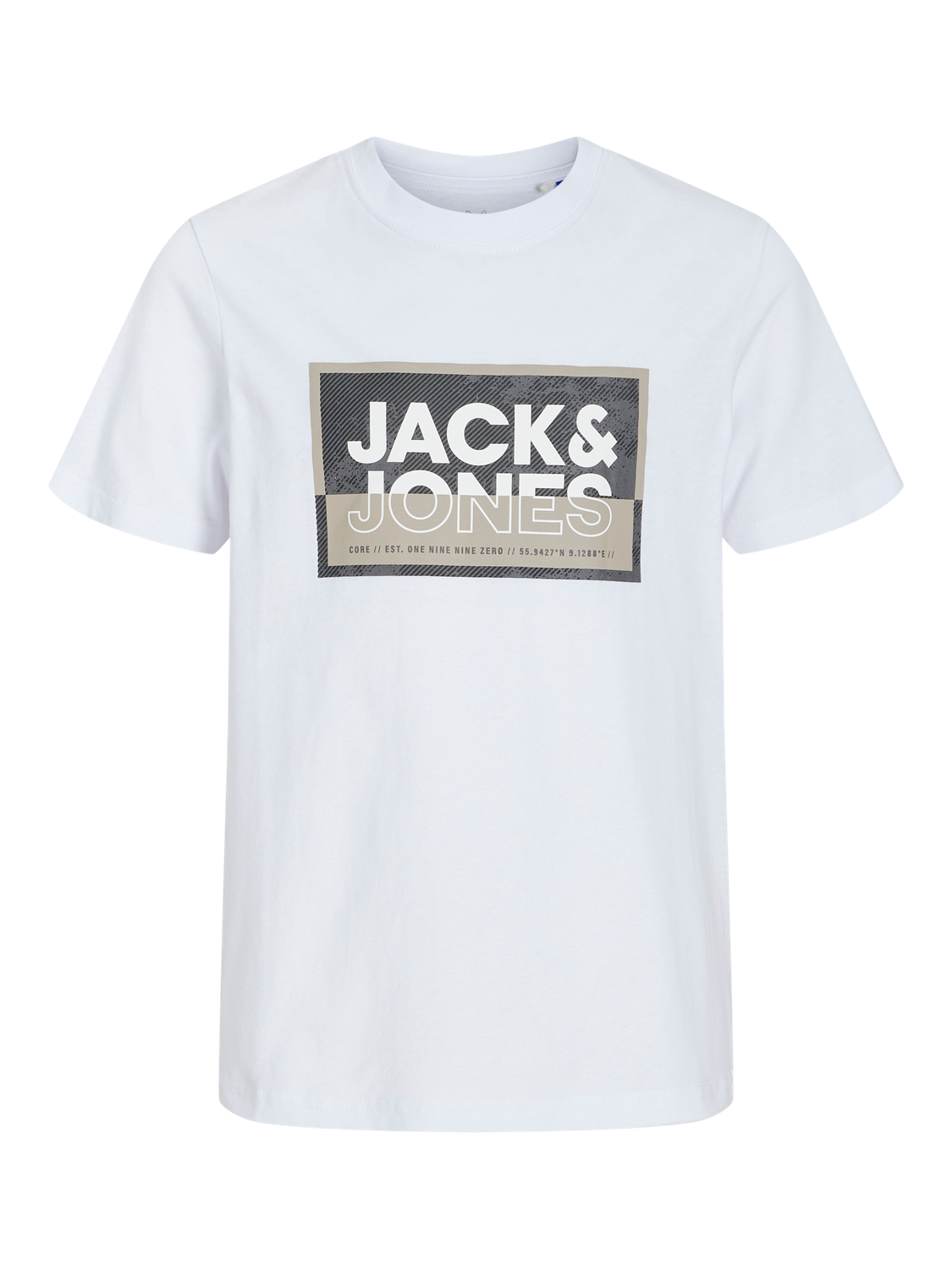 Jack & Jones Logo T-skjorte For gutter -White - 12254194