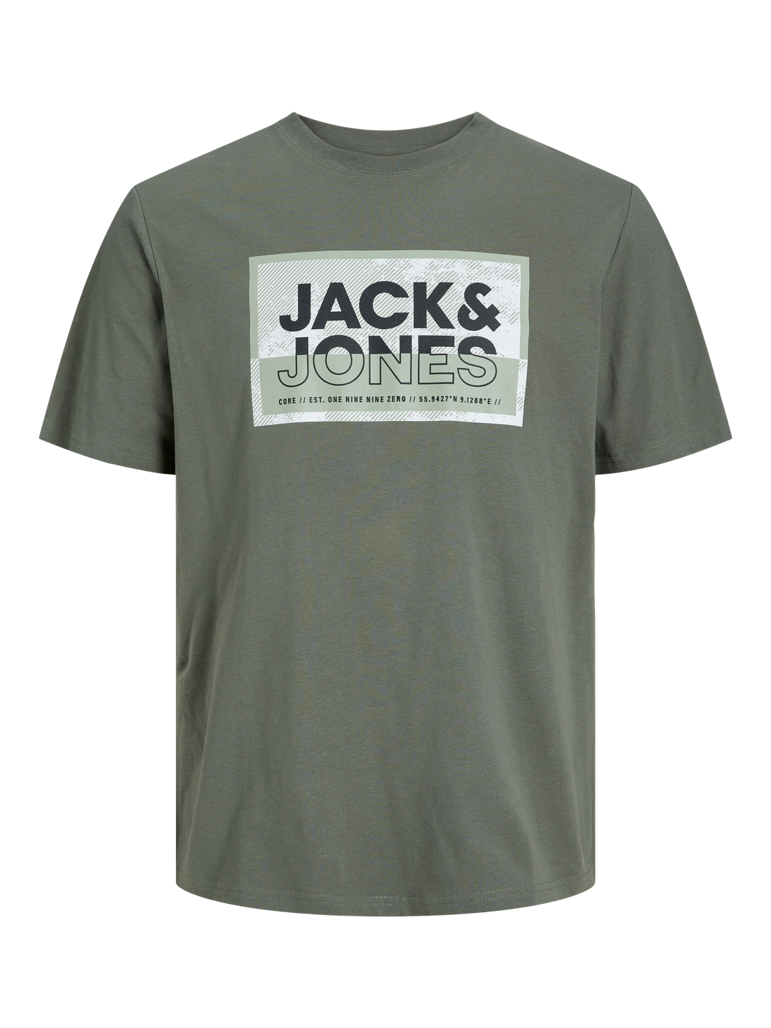 Jack & Jones Logo T-skjorte For gutter -Agave Green - 12254194