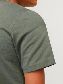 Jack & Jones Logo T-skjorte For gutter -Agave Green - 12254194