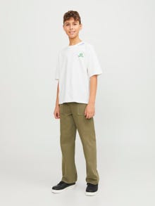 Jack & Jones Stampato T-shirt Junior -Cloud Dancer - 12254238