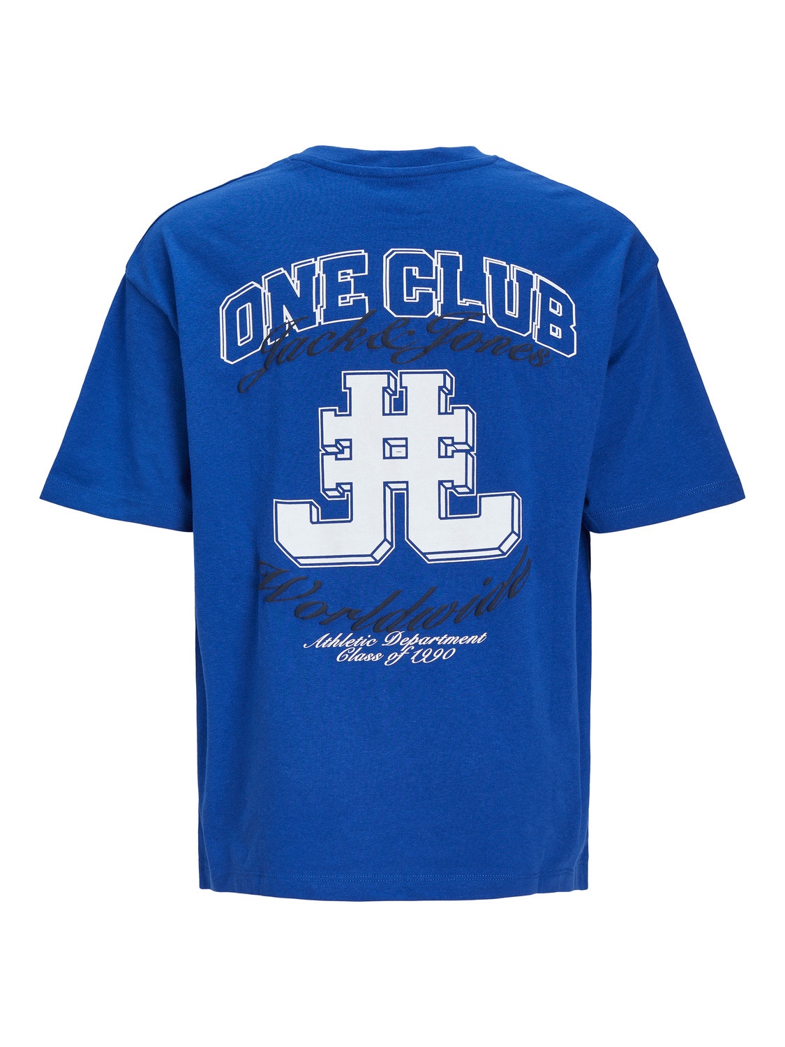 Jack & Jones Printet T-shirt Til drenge -Mazarine Blue - 12254238