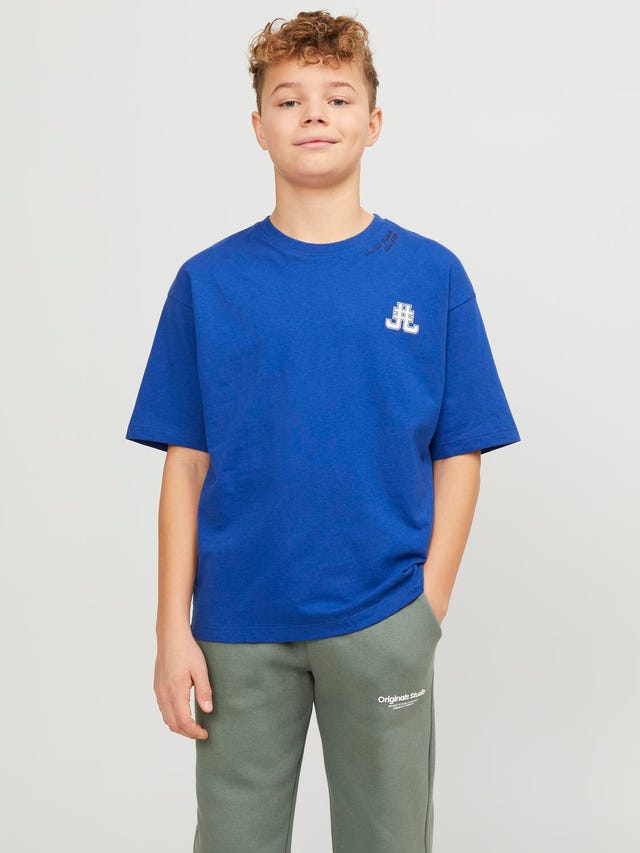 Jack & Jones Nadruk T-shirt Dla chłopców - 12254238