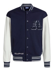 Jack & Jones Gedrukt Gebreide Vest Voor jongens -Navy Blazer - 12254248