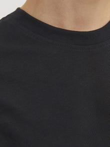 Jack & Jones Camiseta Liso Para chicos -Black - 12254288