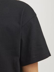 Jack & Jones Enfärgat T-shirt För pojkar -Black - 12254288