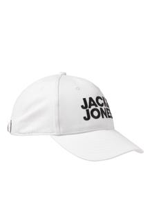 Jack & Jones Czapka bejsbolówka -White - 12254296