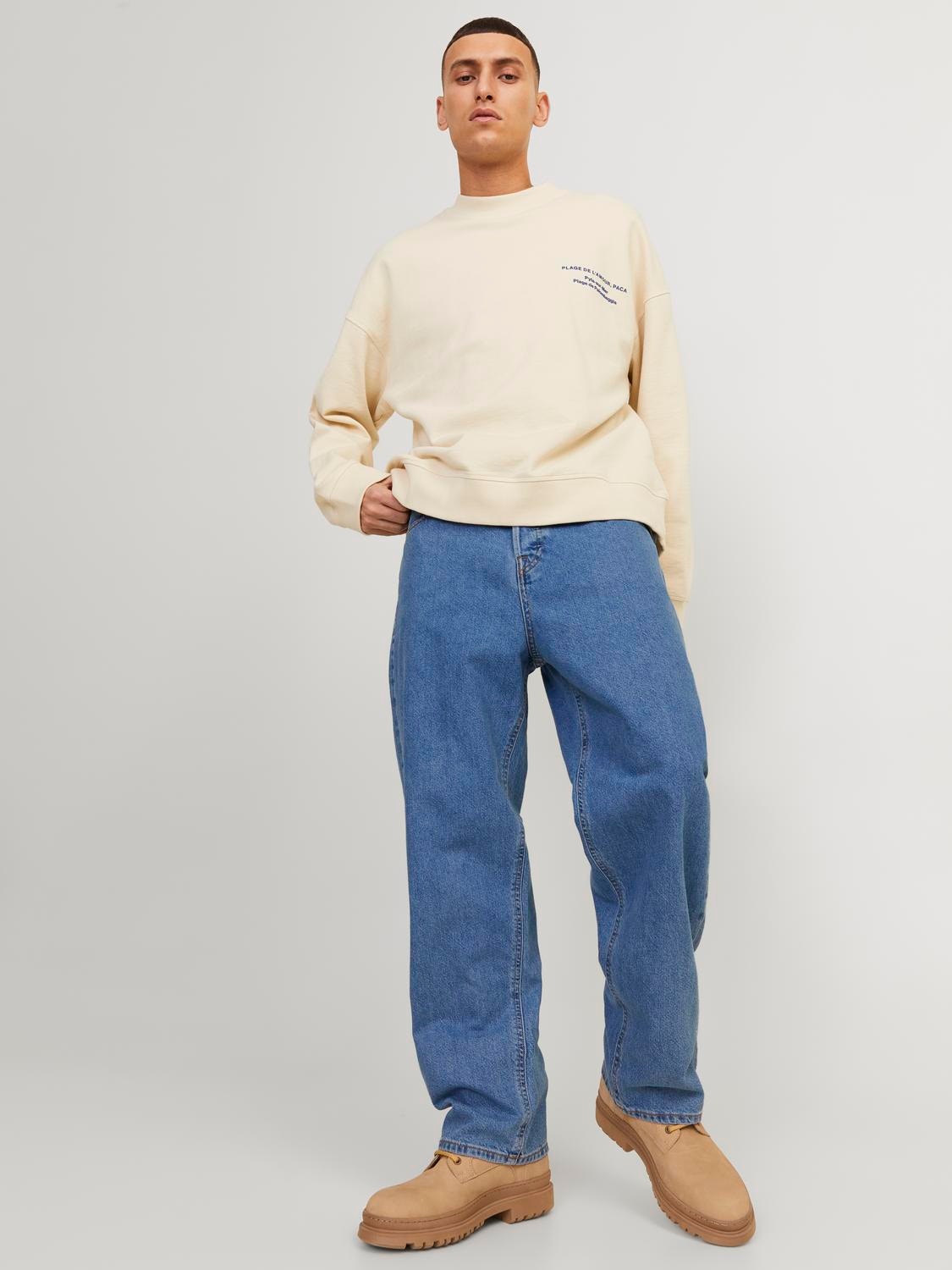 Jack & Jones JJIALEX JJORIGINAL SQ 735 Baggy fit jeans -Blue Denim - 12254302