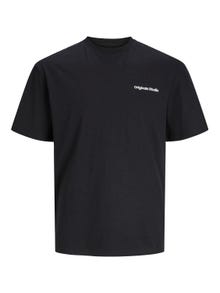 Jack & Jones Gedrukt Ronde hals T-shirt -Black - 12254328