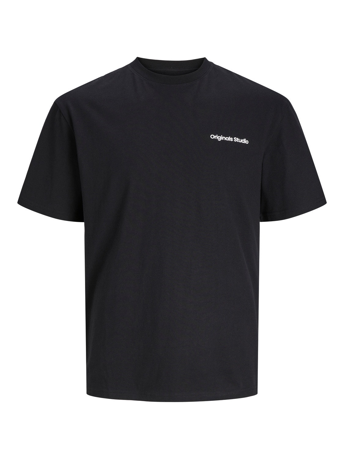 Jack & Jones T-shirt Estampar Decote Redondo -Black - 12254328
