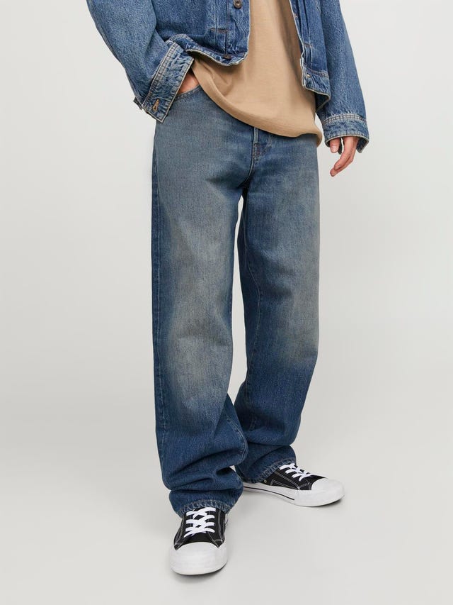 CRAZY Men's Baggy Jeans Denim Sweatpants Loose Pants-38 [Apparel]