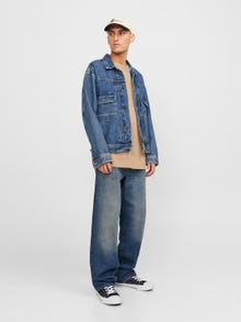 Jack & Jones JJIEDDIE JJCOOPER JOS 735 SN Jean à coupe loose -Blue Denim - 12254348