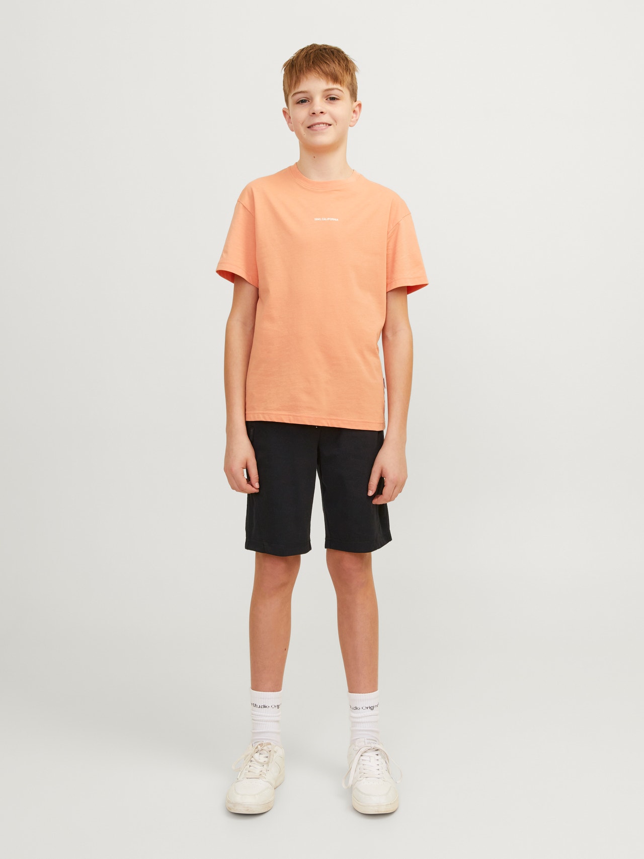 Jack & Jones Slim Fit Sweatstof shorts Voor jongens -Black - 12254364