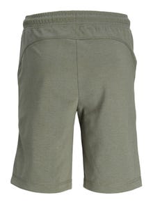 Jack & Jones Slim Fit Sweat shorts Til drenge -Agave Green - 12254364