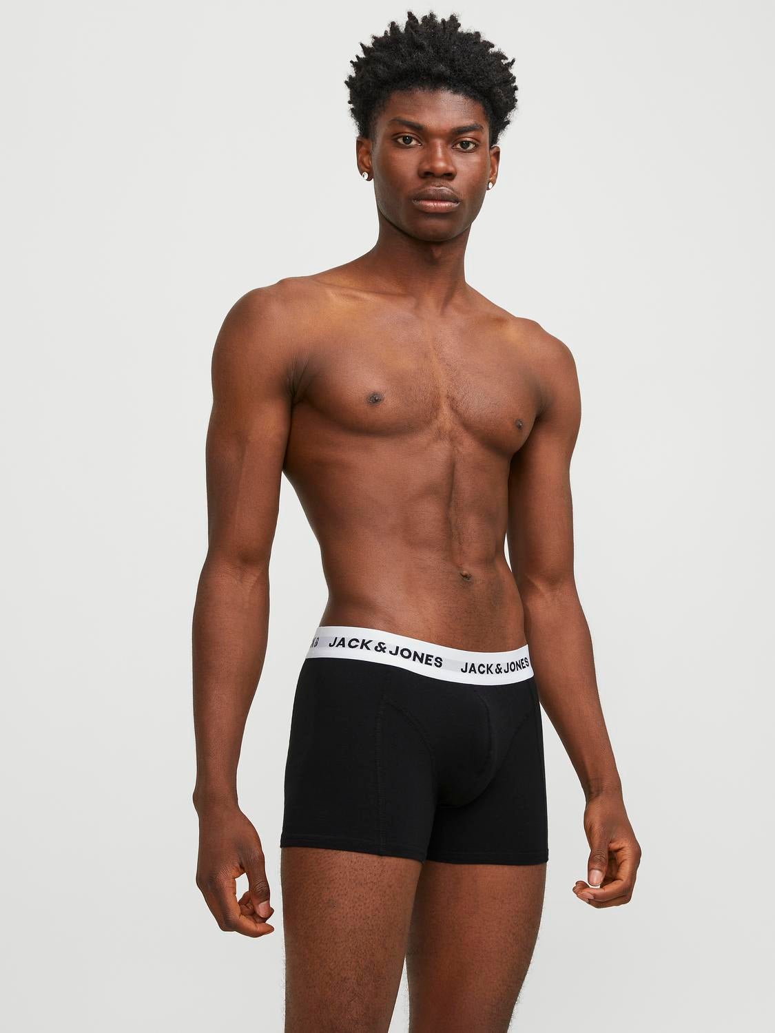 Paquete de 5 Boxers Negro Jack Jones