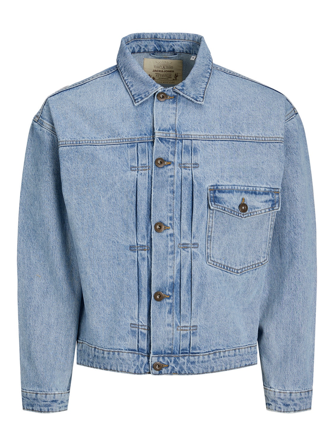 Jack & Jones Teksajakk -Blue Denim - 12254367