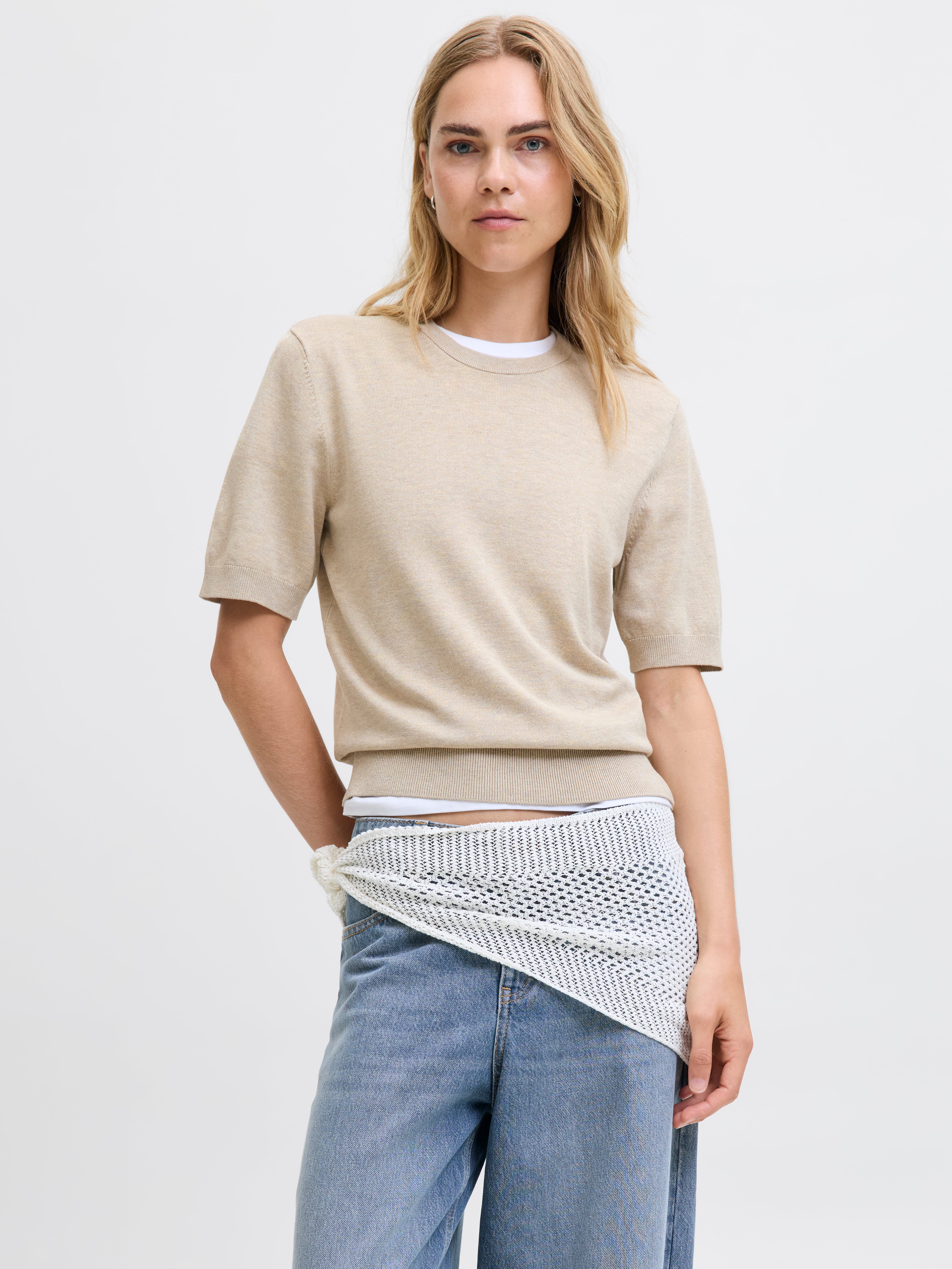 Jxlayla Gestricktes T-shirt