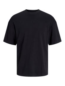 Jack & Jones Bez vzoru Kruhový výstřih Tričko -Black - 12254412