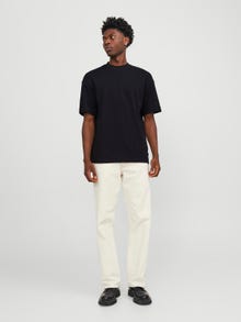 Jack & Jones Bez vzoru Kruhový výstřih Tričko -Black - 12254412