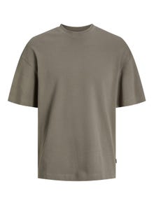 Jack & Jones Gładki Okrągły dekolt T-shirt -Bungee Cord - 12254412