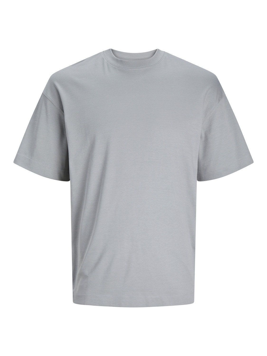Jack & Jones Einfarbig Rundhals T-shirt -Ultimate Grey - 12254412