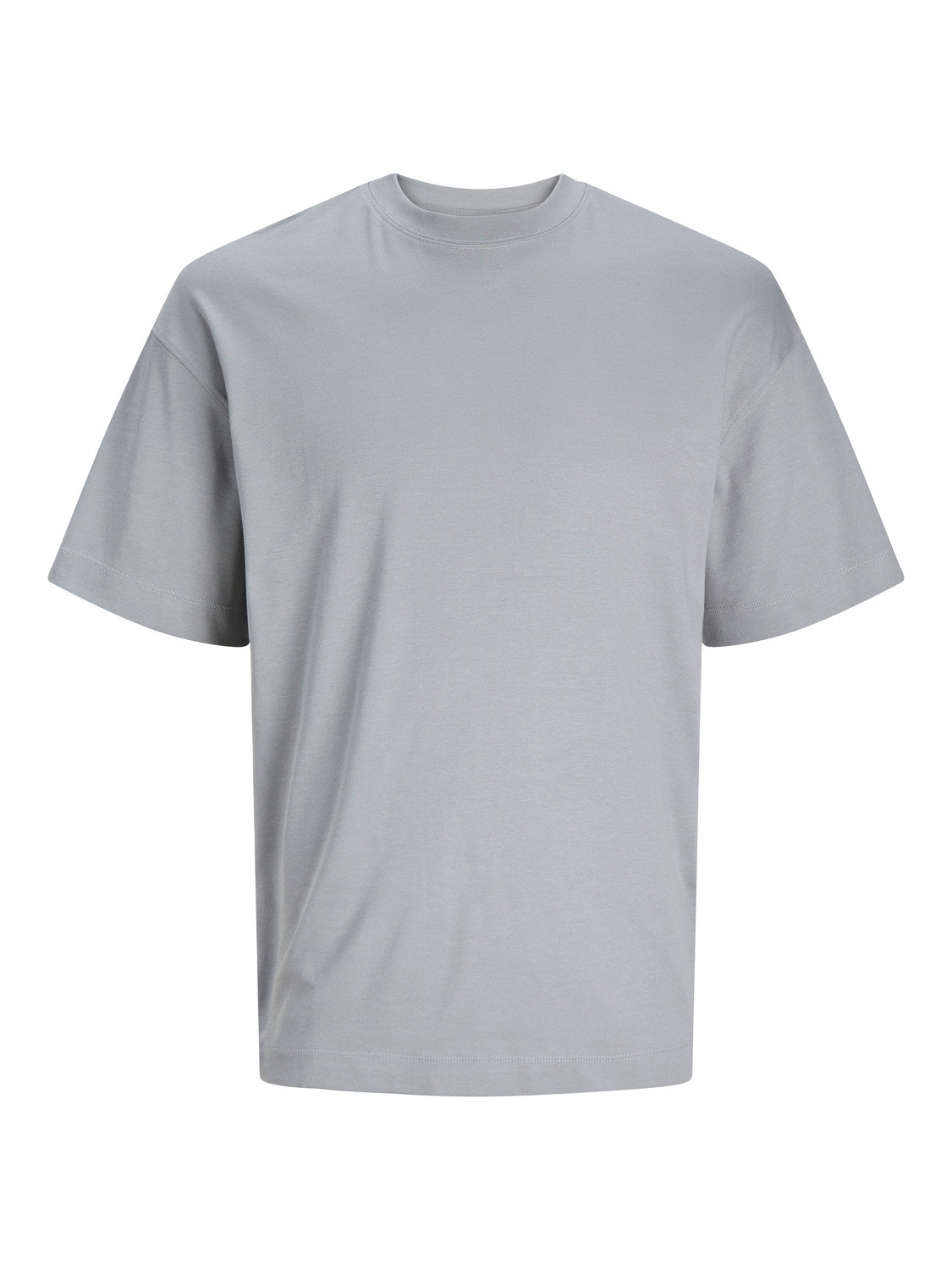 Jack & Jones Plain Crew neck T-shirt -Ultimate Grey - 12254412