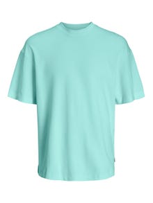 Jack & Jones Yksivärinen Pyöreä pääntie T-paita -Soothing Sea - 12254412