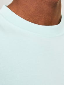 Jack & Jones Plain Crew neck T-shirt -Soothing Sea - 12254412