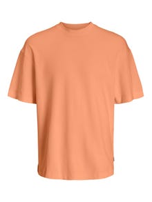 Jack & Jones Sima Környak Trikó -Apricot Ice  - 12254412