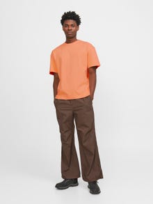 Jack & Jones Sima Környak Trikó -Apricot Ice  - 12254412