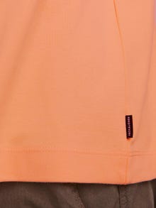 Jack & Jones Einfarbig Rundhals T-shirt -Apricot Ice  - 12254412