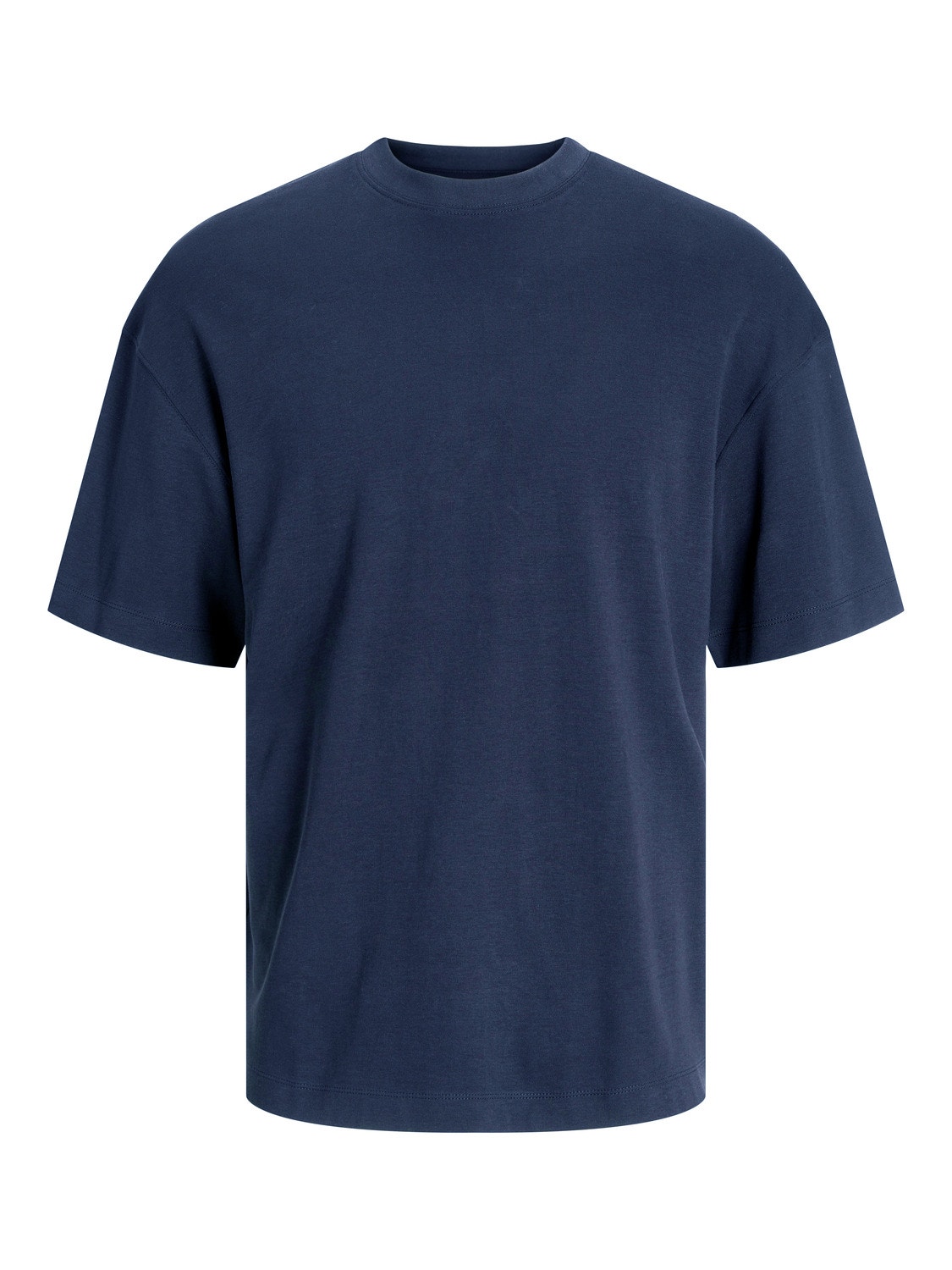Jack & Jones Yksivärinen Pyöreä pääntie T-paita -Ensign Blue - 12254412