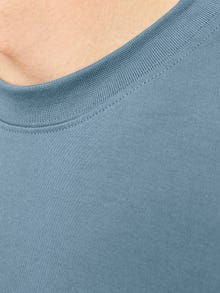 Jack & Jones Einfarbig Rundhals T-shirt -Goblin Blue - 12254412