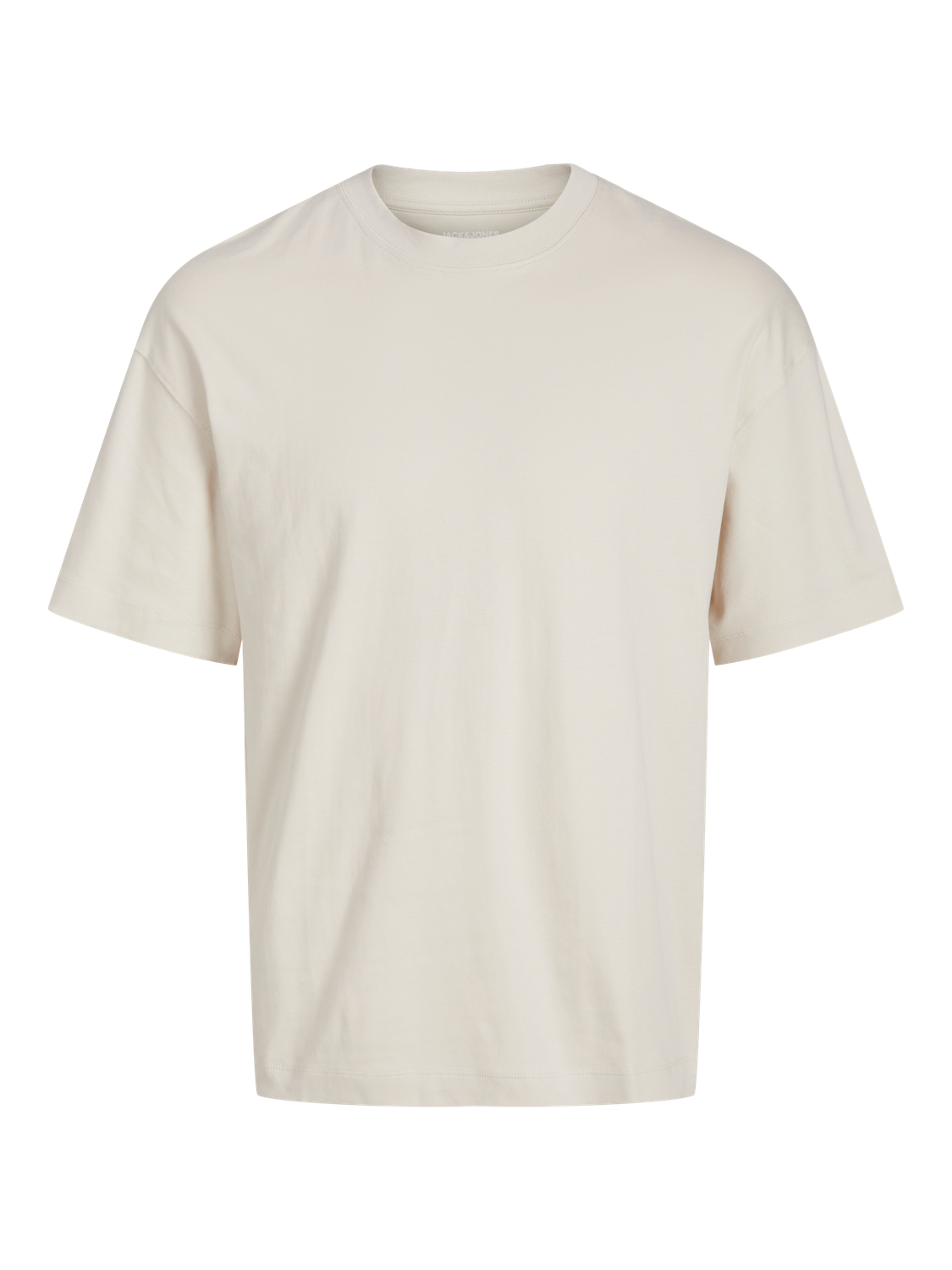 Jack & Jones T-shirt Uni Col rond -Moonbeam - 12254412
