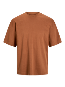 Jack & Jones Effen Ronde hals T-shirt -Mocha Bisque - 12254412