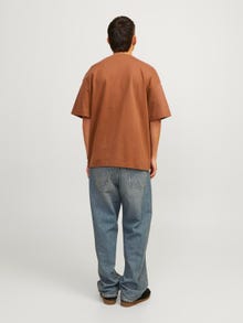 Jack & Jones Sima Környak Trikó -Mocha Bisque - 12254412