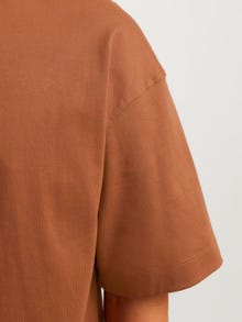 Jack & Jones Effen Ronde hals T-shirt -Mocha Bisque - 12254412