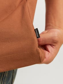 Jack & Jones Sima Környak Trikó -Mocha Bisque - 12254412