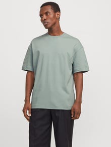Jack & Jones Vanlig O-hals T-skjorte -Iceberg Green - 12254412