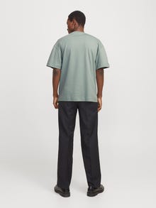 Jack & Jones Vanlig O-hals T-skjorte -Iceberg Green - 12254412