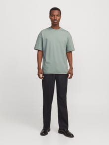 Jack & Jones Vanlig O-hals T-skjorte -Iceberg Green - 12254412