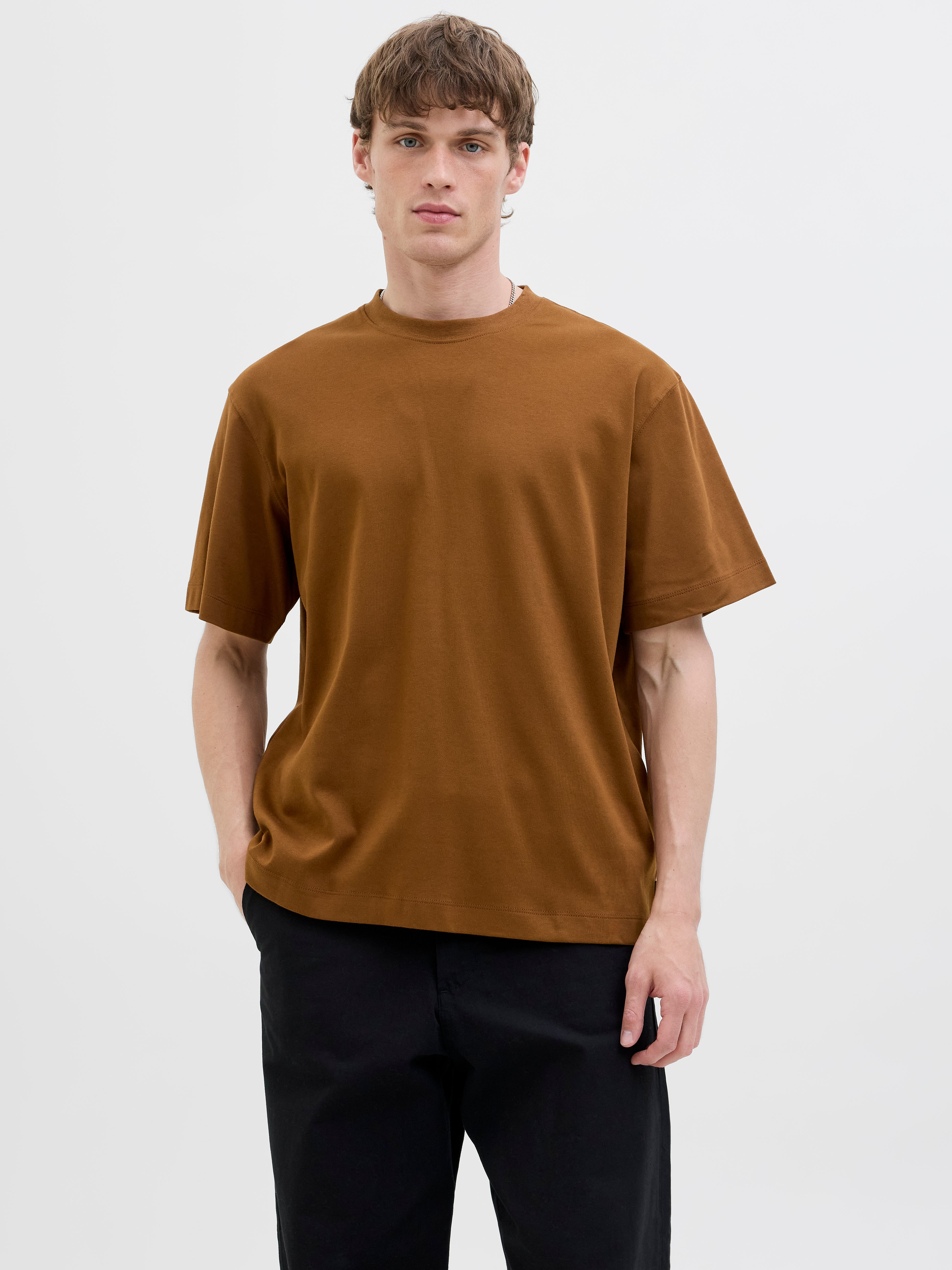 Einfarbig T-shirt