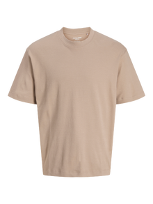 Jack & Jones Effen T-shirts -Mocha Meringue - 12254412