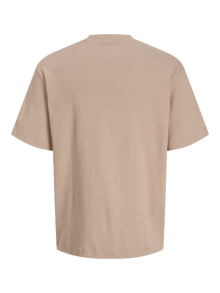 Jack & Jones Effen T-shirts -Mocha Meringue - 12254412