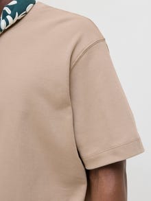 Jack & Jones Effen T-shirts -Mocha Meringue - 12254412
