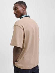 Jack & Jones Effen T-shirts -Mocha Meringue - 12254412