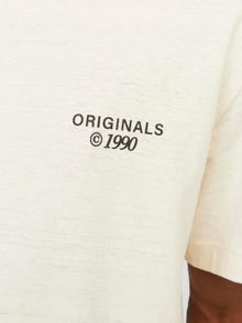 Jack & Jones Camiseta Estampado Cuello redondo -Buttercream - 12254419