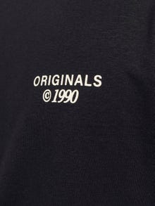 Jack & Jones Printed Crew neck T-shirt -Black - 12254419