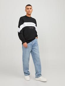 Jack & Jones JJIEDDIE JJORIGINAL SBD 330 Jean à coupe loose -Blue Denim - 12254474