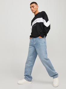 Jack & Jones JJIEDDIE JJORIGINAL SBD 330 Jean à coupe loose -Blue Denim - 12254474