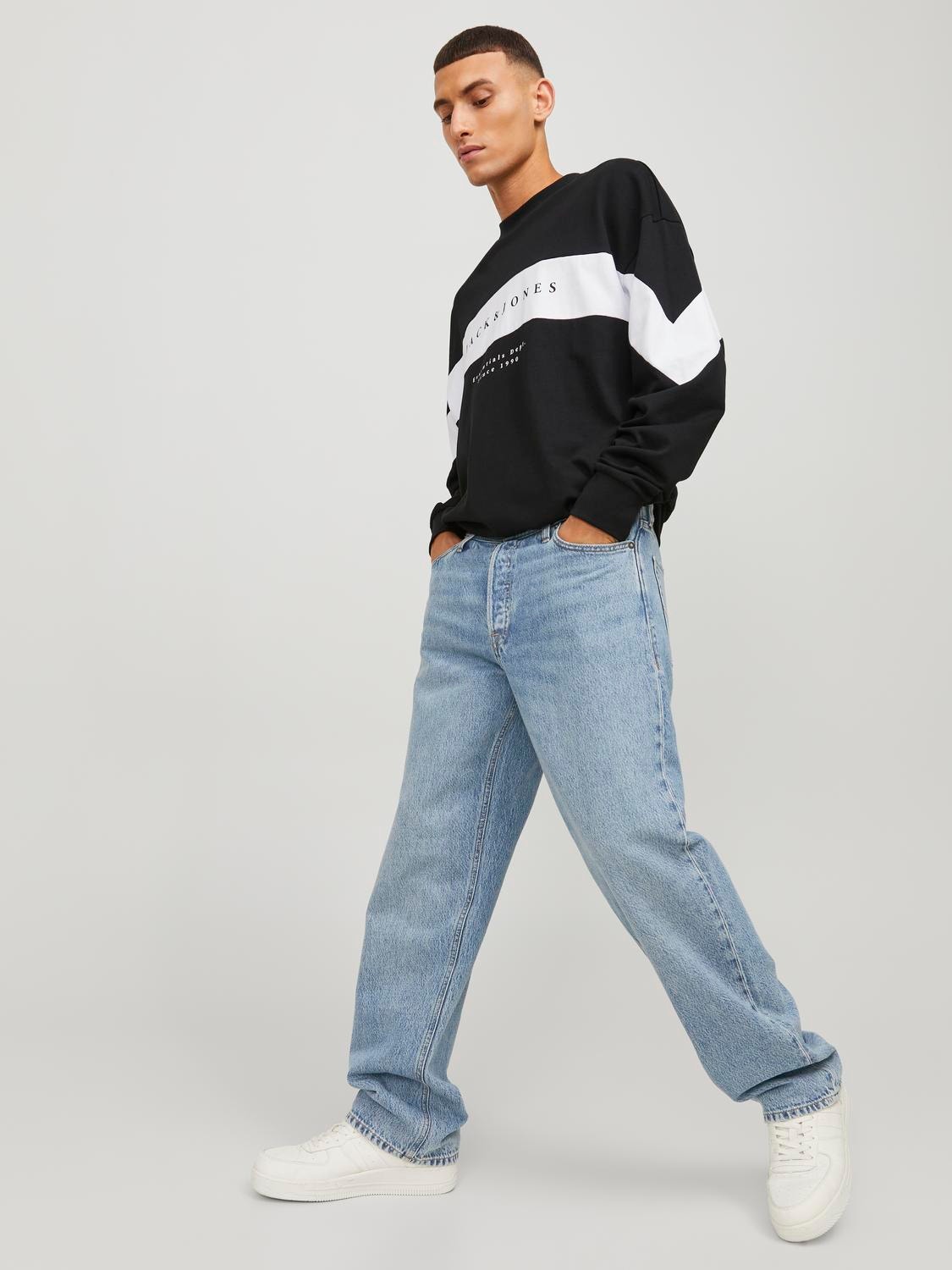 JJIEDDIE JJORIGINAL SBD 330 LIGHT Loose fit jeans